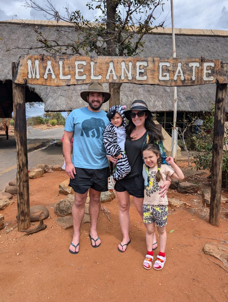 Our family on safari in Kruger